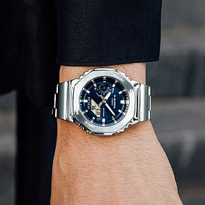 Часы Кварцевые CASIO GM-2110D-2BER сталь, полимер, фото 2