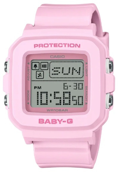 Часы Кварцевые CASIO BGD-10-4DR полимер