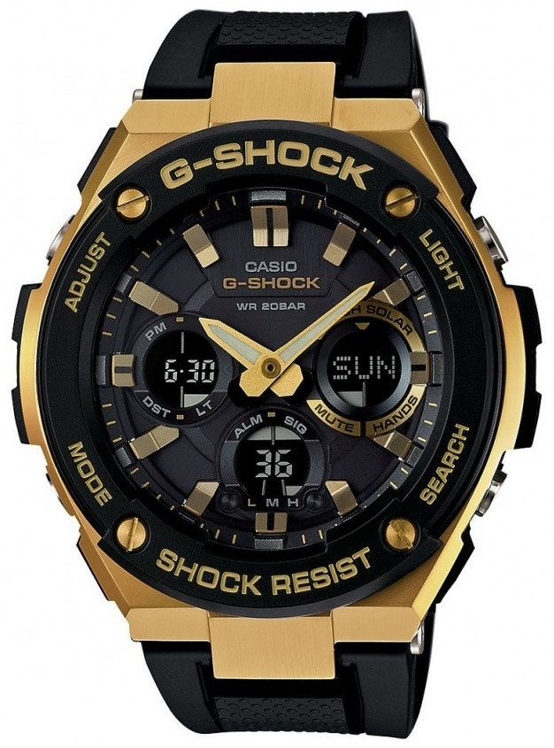 Часы Кварцевые CASIO G-Shock GST-S100G-1ADR-Gold пластик, сталь