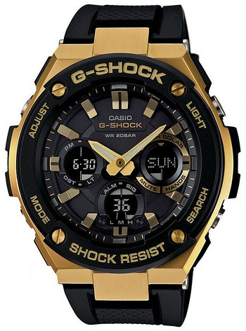 Часы Кварцевые CASIO G-Shock GST-S100G-1ADR-Gold пластик, сталь, фото 1