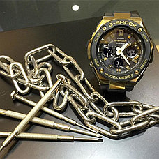 Часы Кварцевые CASIO G-Shock GST-S100G-1ADR-Gold пластик, сталь, фото 4