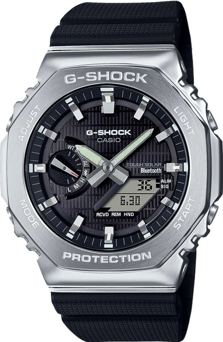 Кварцевые CASIO GBM-2100-1AER полимер, нержавеющая сталь