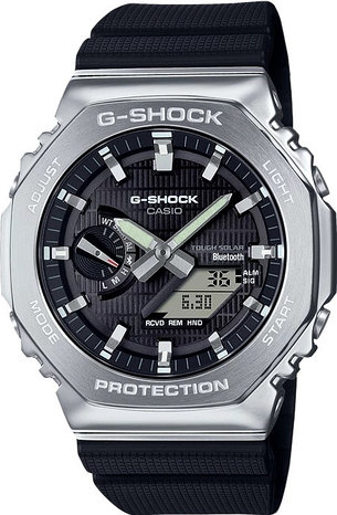 Кварцевые CASIO GBM-2100-1AER полимер, нержавеющая сталь, фото 1