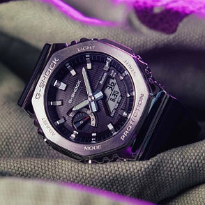 Кварцевые CASIO GBM-2100-1AER полимер, нержавеющая сталь, фото 2