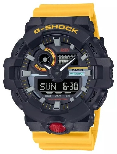 Часы Кварцевые CASIO GA-700MT-1A9DR полимер