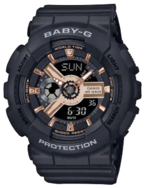 Часы Кварцевые CASIO BA-110XRG-1ADR полимер, пластик