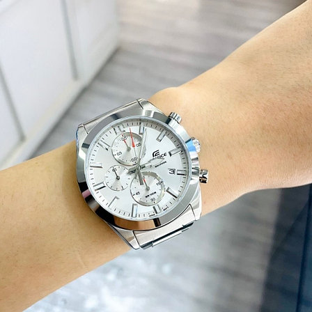 Кварцевые CASIO EFB-710D-7AVUEF сталь, фото 2