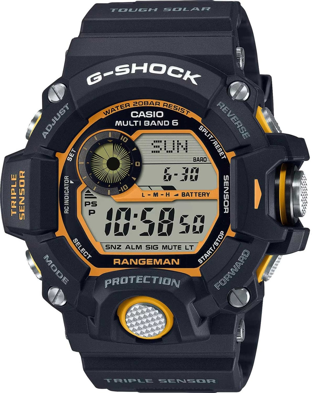 Часы Кварцевые CASIO GW-9400Y-1ER пластик