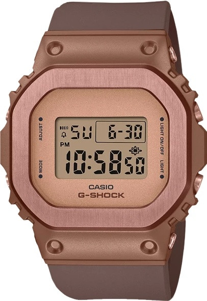 Часы Кварцевые CASIO GM-S5600UBR-5DR сталь, полимер