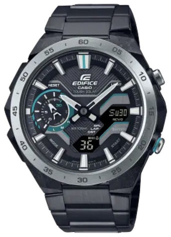 Часы Кварцевые CASIO ECB-2200DD-1AEF карбон, фото 1