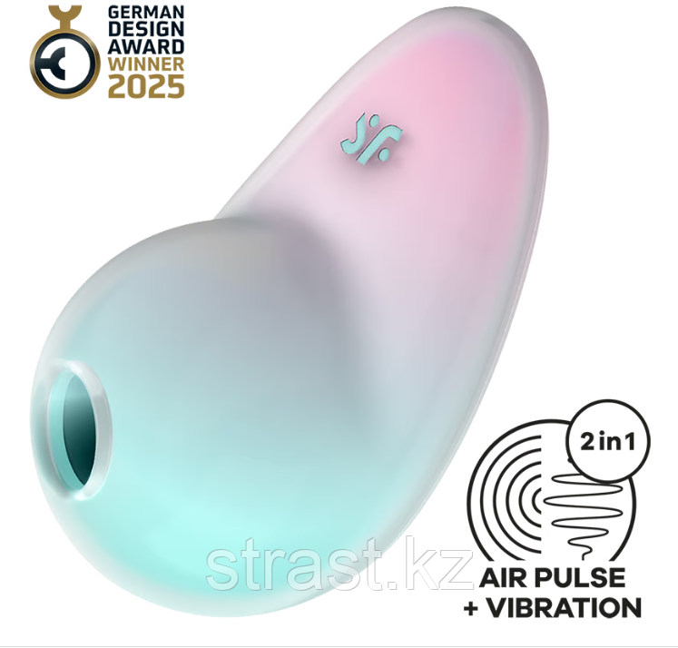 Клиторальный стимулятор Satisfyer Pixie Dust (воздушная стимуляция + вибрация), розово-голубой