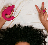 Бесконтактный клиторальный стимулятор Womanizer Blend, малиновый, фото 3