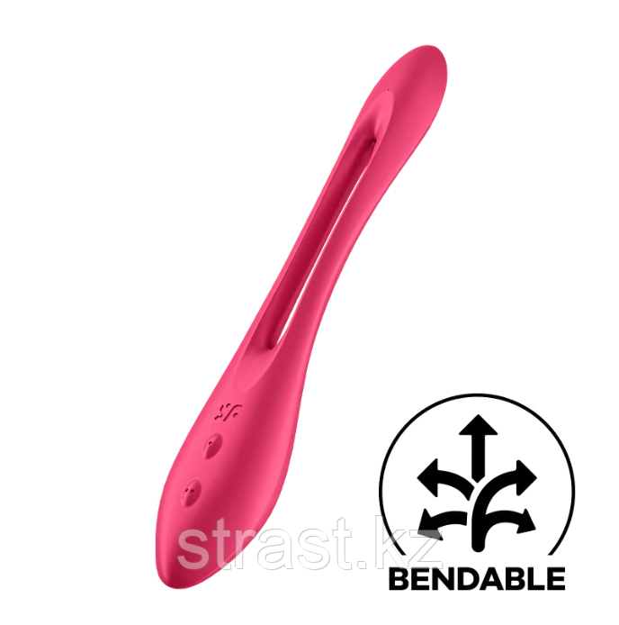 Универсальный гибкий вибратор для пар Satisfyer Elastic Joy, красный