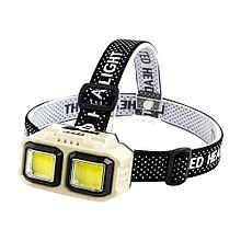 Налобный фонарь KINSACH HX-816S с сенсором, 4 режима (USB Type-C, IP44)