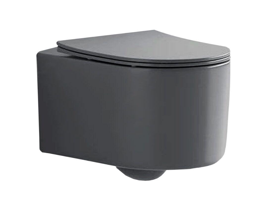 Унитаз подвесной HANS M5504D, серый матовый