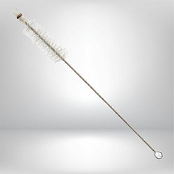 Ерш пробирочный белый 280х100х25 мм, искусственная щетина