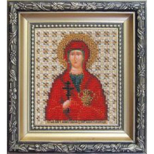 Набор для вышивания бисером "Икона святая мученица узорешительница Анастасия " Б-1069