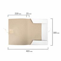 Скоросшиватель картонный STAFF, гарантированная плотность 220 г/м2, до 200 л