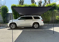 Тент маркиза боковой. Серый. Размер 3 метра х 3 метра - OVERLAND ADDICT