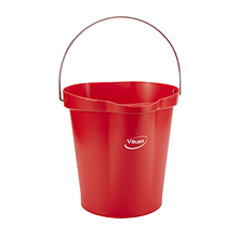 Ведро, 12 л, Красный цвет