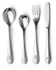 Набор детских столовых приборов "Taffy" 4пр. TFF-04 APOLLO, фото 1