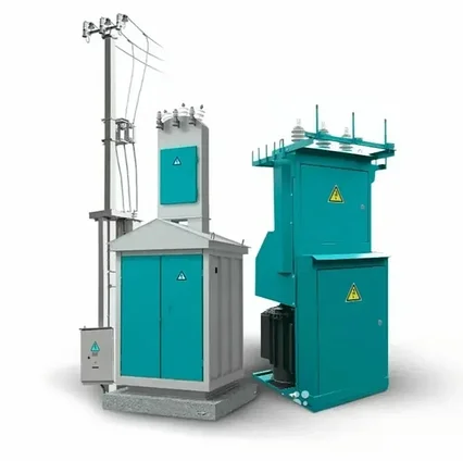 Столбовая комплектная трансформаторная подстанция КТП-С 100 кВА без трансформатора