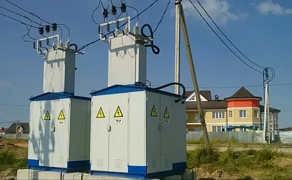 КТП с воздушным вводом и кабельным выводом номинальной мощностью 400 кВА без трансформатора