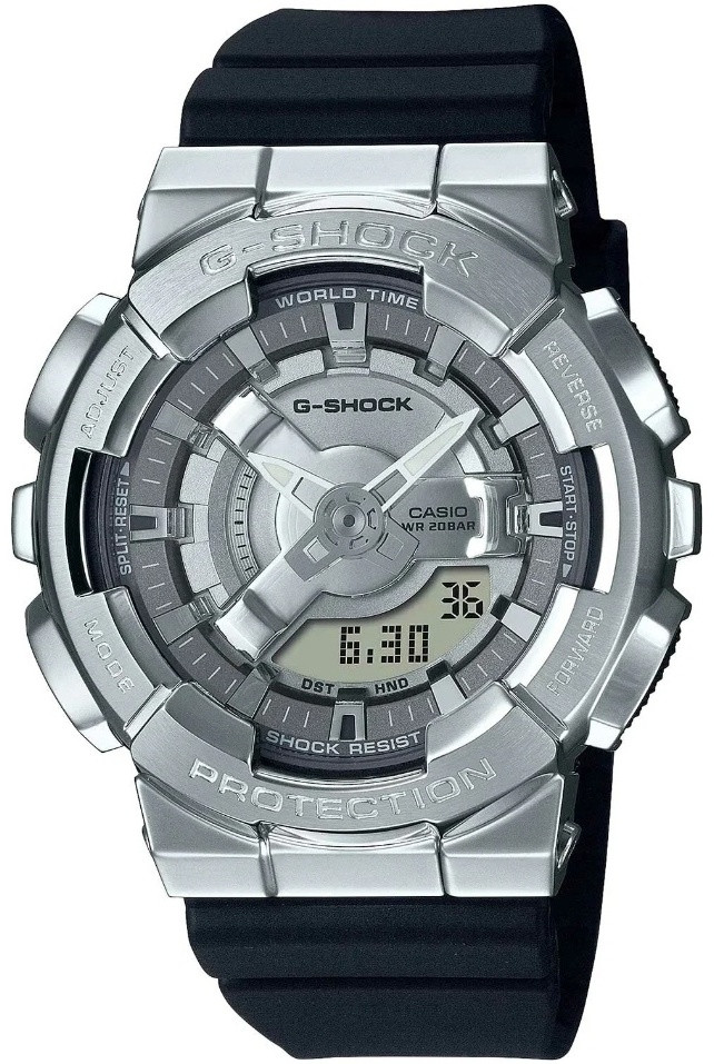 Часы Кварцевые CASIO GM-S110-1AER нержавеющая сталь