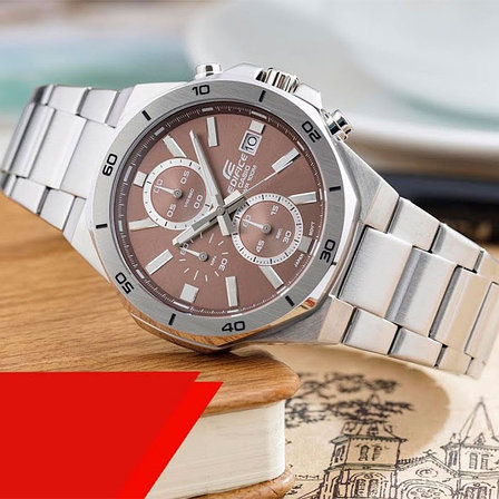 Часы Кварцевые CASIO EFV-640D-5AVUDF нержавеющая сталь, фото 1