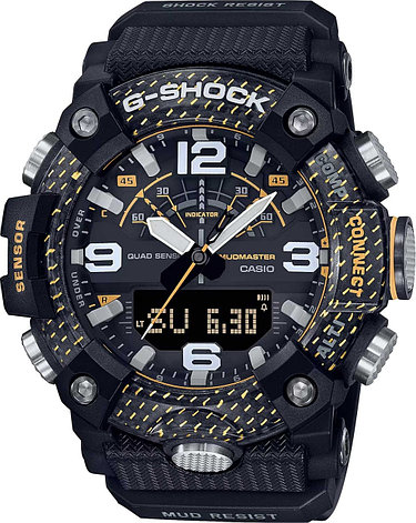 Часы Кварцевые CASIO GG-B100Y-1AER карбон, фото 1