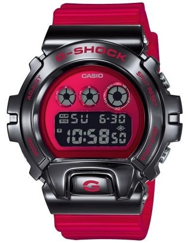 Часы Кварцевые CASIO GM-6900B-4ER сталь, полимер