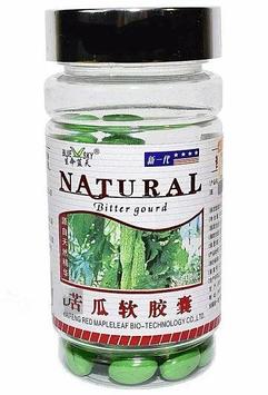 Natural Bitter gourd capsules - Капсулы из горькой тыквы 100 шт