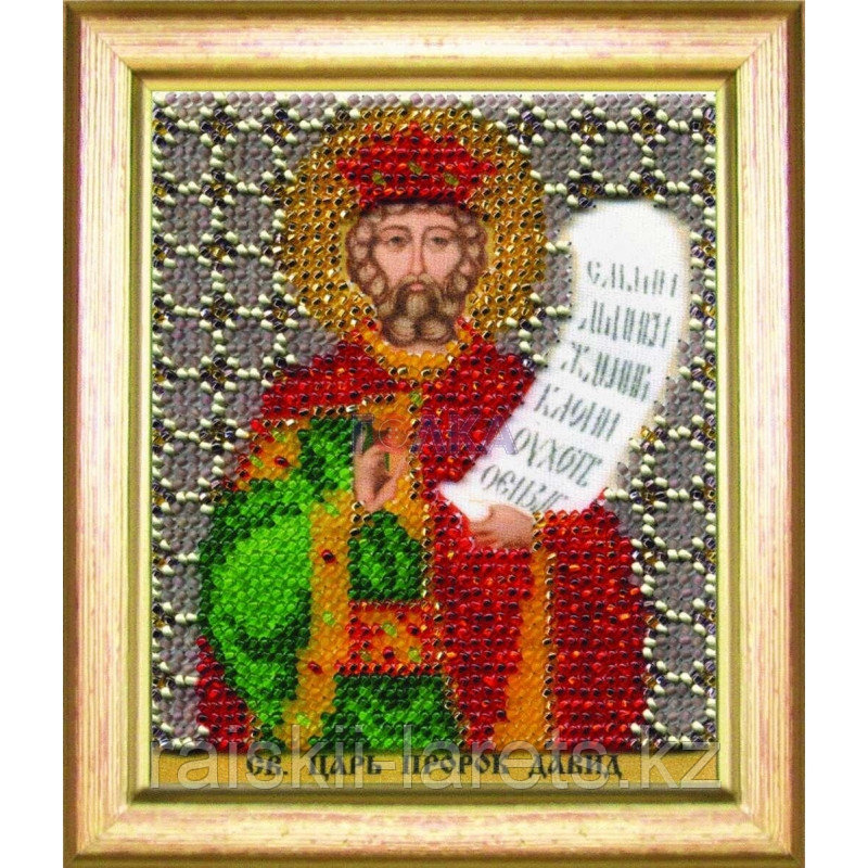 Набор для вышивания бисером "Икона святой царь пророк Давид" Б-1194