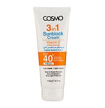 Cosmo Солнцезащитный крем 3 в 1 с витаминами и ниацинамидом