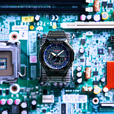 Часы Кварцевые CASIO EDIFACE & G-CHOCK GA-2100RGB-1ADR пластик, фото 2