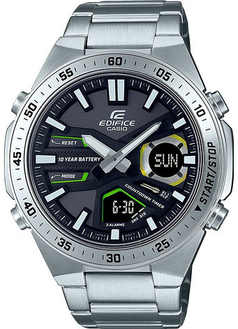 Часы Кварцевые CASIO EFV-C110D-1A3VDF нержавеющая сталь, фото 1