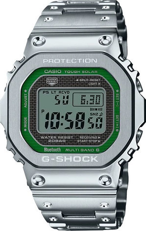 Кварцевые CASIO GMW-B5000D-3ER сталь, фото 1