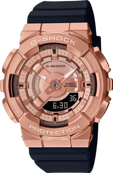 Часы Кварцевые CASIO GM-S110PG-1ADR нержавеющая сталь