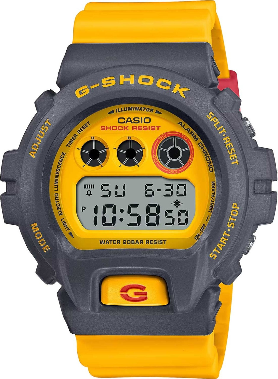 Часы Кварцевые CASIO DW-6900Y-9DR полимер