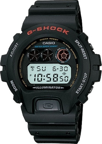 Часы Кварцевые CASIO DW-6900-1VDR полимер