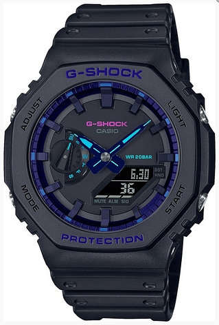 Часы Кварцевые CASIO GA-2100VB-1ADR полимер, фото 1