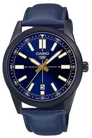 Кварцевые CASIO MTP-VD02BL-2EUDF сталь, фото 1