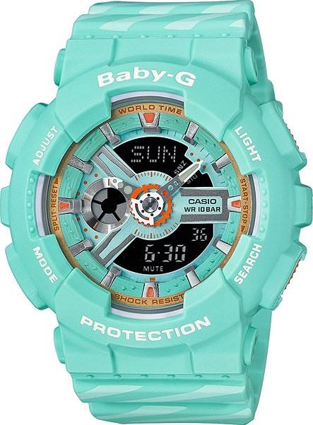 Часы Кварцевые CASIO BA-110CH-3ADR полимер