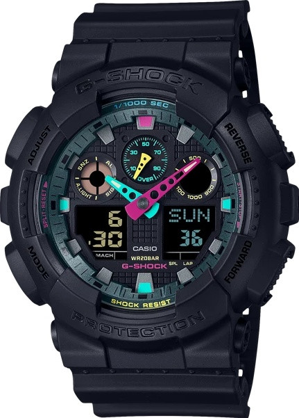 Часы Кварцевые CASIO GA-100MF-1AER полимер
