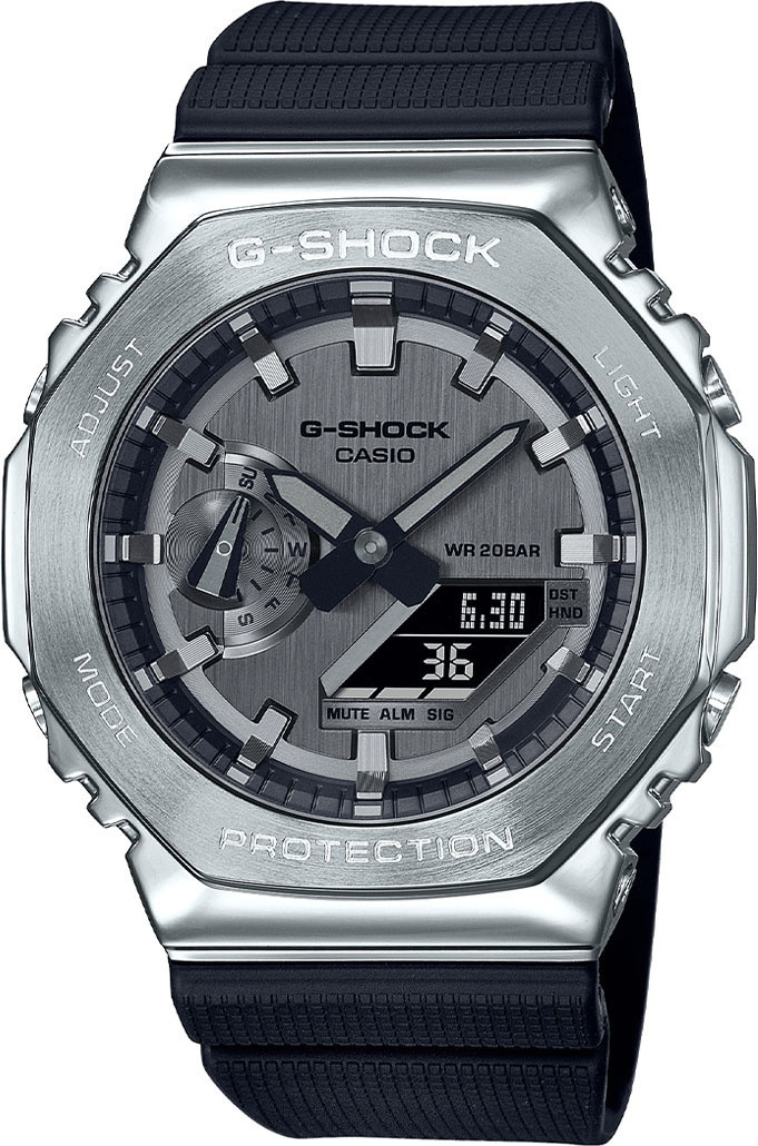 Кварцевые CASIO GM-2100-1A сталь