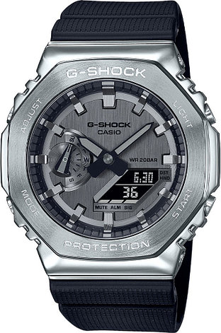 Кварцевые CASIO GM-2100-1A сталь, фото 1