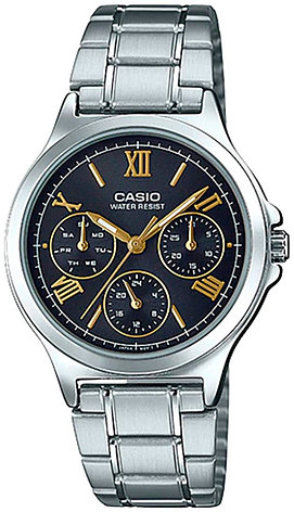Часы Кварцевые CASIO LTP-V300D-1A2UDF сталь, фото 1