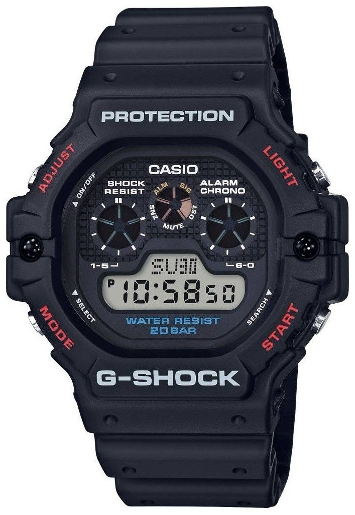 Часы Кварцевые CASIO DW-5900-1DR полимер