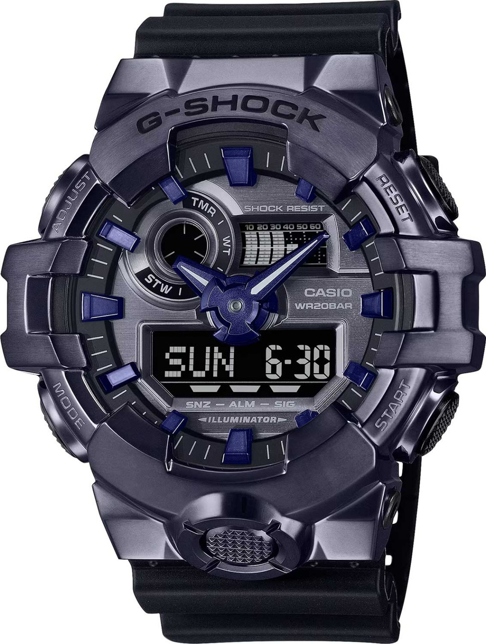 Часы Кварцевые CASIO GM-700P-6ADR сталь, полимер