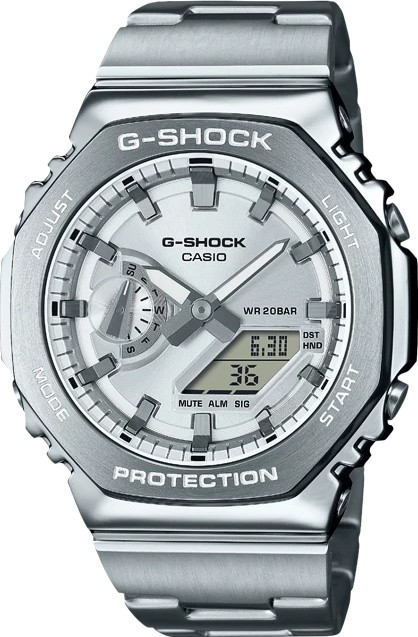 Часы Кварцевые CASIO GM-2110D-7AER сталь, полимер